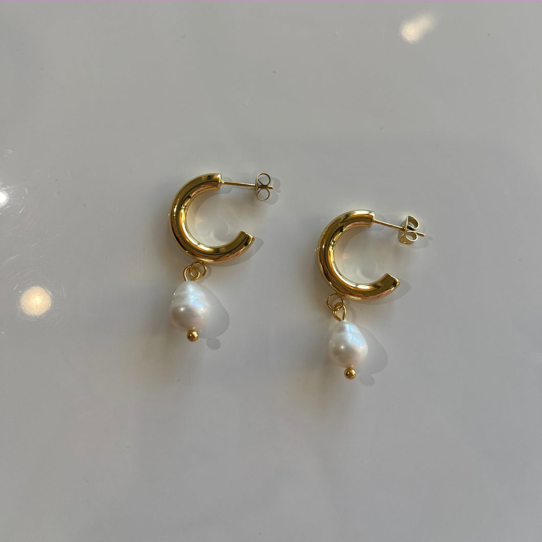 Tiffany Pearl Set | 18k Gold Plated