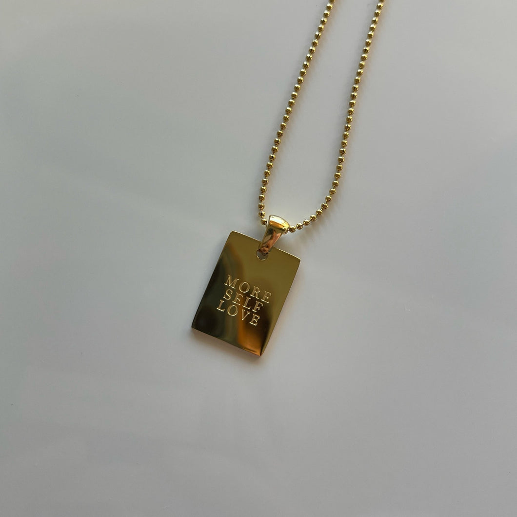 Ariel Affirmation Necklaces | 18k Gold Plated