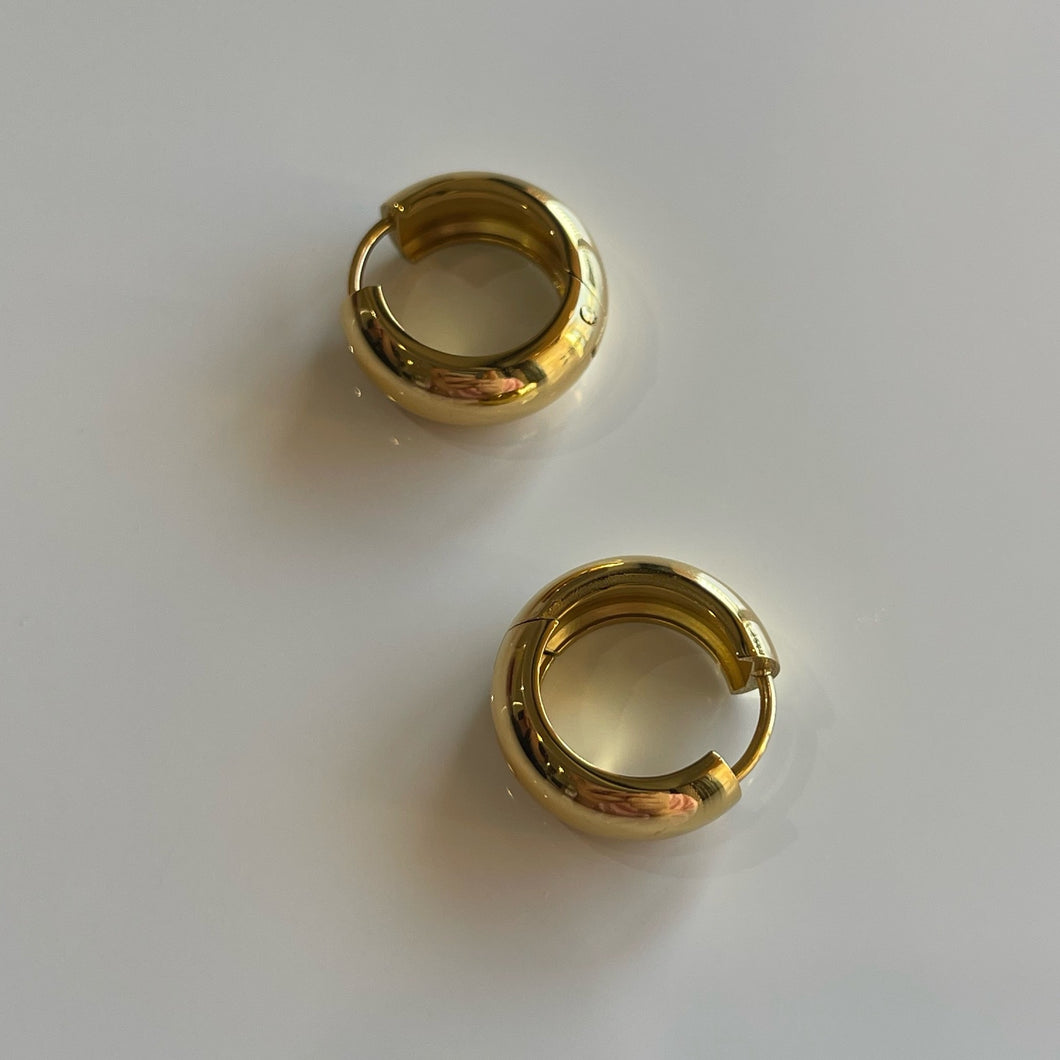Rola Mini Hoop Earrings | 18k Gold Plated