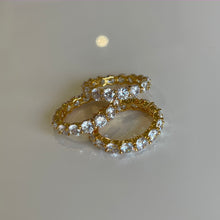 Load image into Gallery viewer, Omara Eternity Ring | 18k Gold Plated OR Sterling Silver
