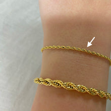 Load image into Gallery viewer, Jasmine Rope Chain and Bracelet | 18k Gold Plated
